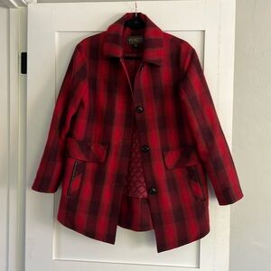 XS Pendleton Wool Coat (Red)